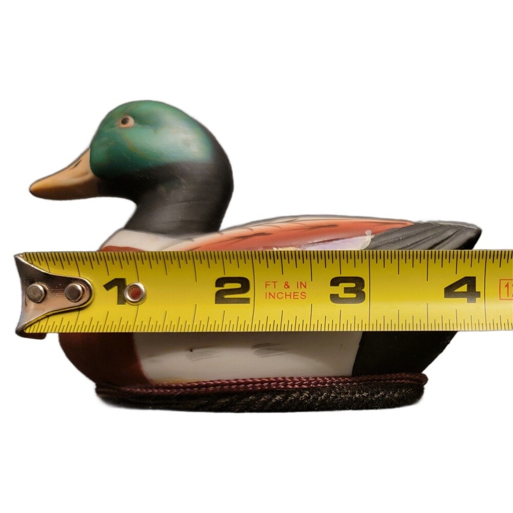 Jasco Ceramic Duck Lint Remover Brush Mallard Duck Figurine Decoy 5 x 2.5 inches - Picture 8 of 9